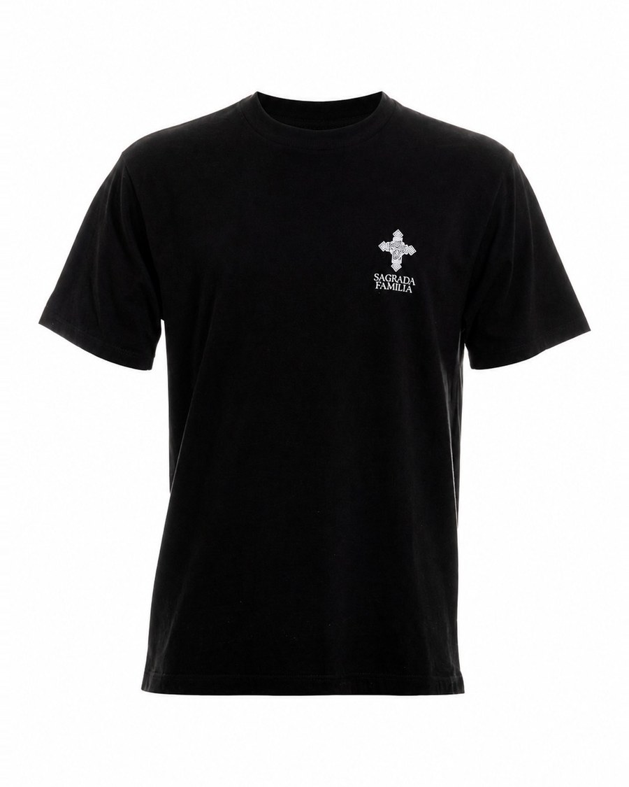 Camiseta Cruz Copta Preta